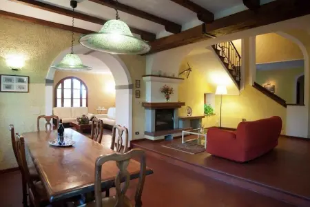 Villa Stia – 6 chambres, piscine chauffée et vue sur la vallée : photo 14