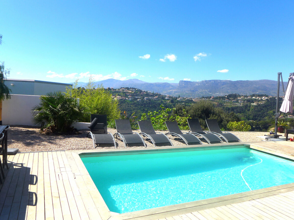 Villa Les Oliviers - 8 pers., piscine, vue mer à Nice - Photo 2