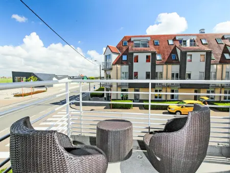 Appartement 2 chambres avec balcon à Vosseslag, 600 m de la mer : photo 2