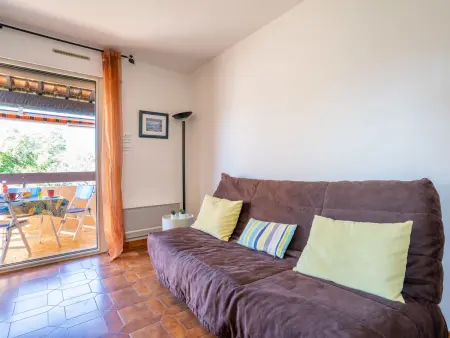 Studio « Le Weekend » à 300 m de la plage, terrasse sud-ouest : photo 7