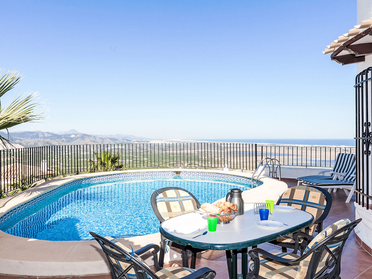Villa Stella à Pego : piscine et vue panoramique mer - Photo 2
