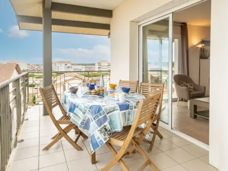 Appartement 3 chambres vue mer à Mimizan, 50 m plage : photo 8