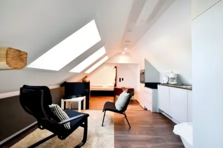 Location appartement à Robertville, Studio dans un manoir à Robertville