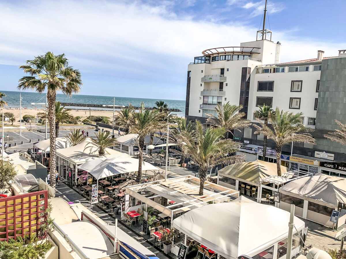 Studio 26 m² rénové face à la mer à Cap d'Agde - Photo 5