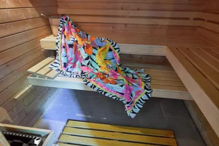 La Fraise des Bois, maison 9 pers. avec piscine et sauna : photo 9