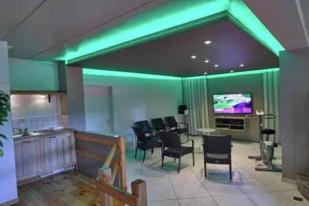 La Fraise des Bois, maison 9 pers. avec piscine et sauna : photo 17