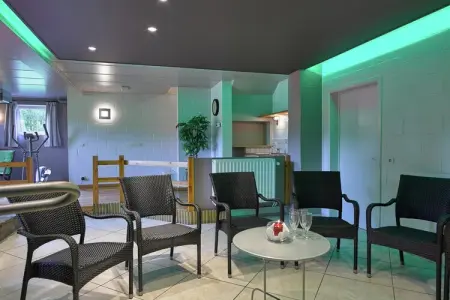 La Fraise des Bois, maison 9 pers. avec piscine et sauna : photo 18
