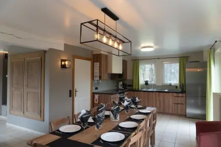 La Fraise des Bois, maison 9 pers. avec piscine et sauna : photo 25