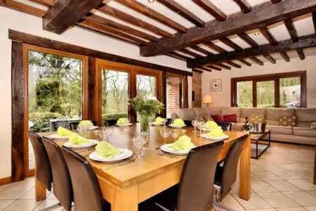 Villa Grand Han : piscine intérieure et sauna près de Durbuy : photo 2