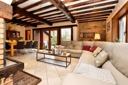 Villa Grand Han : piscine intérieure et sauna près de Durbuy : photo 8