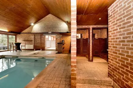 Villa Grand Han : piscine intérieure et sauna près de Durbuy : photo 26