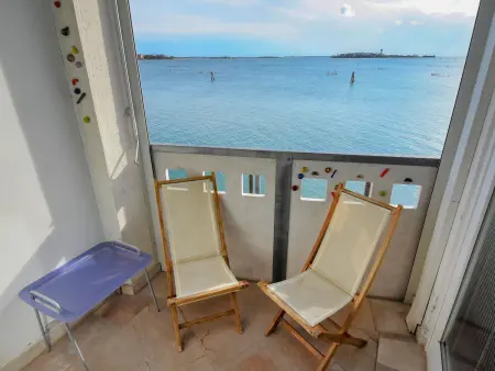 Appartement Venise Giudecca : vue mer panoramique et terrasse : photo 19