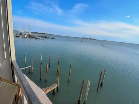 Appartement Venise Giudecca : vue mer panoramique et terrasse : photo 20