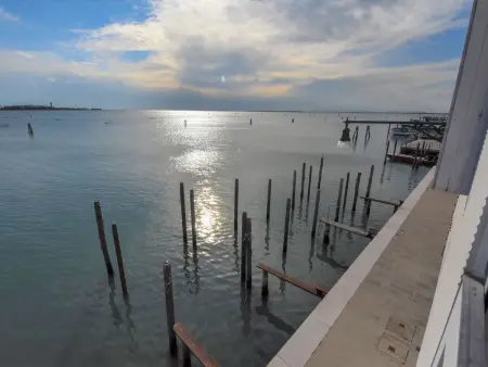 Appartement Venise Giudecca : vue mer panoramique et terrasse : photo 22