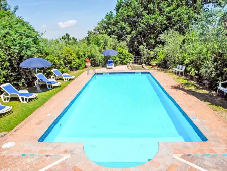 Podere Rasenna, gîte rustique 9 pers. avec piscine : photo 4