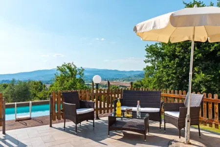 Al Meriggio, maison toscane avec piscine à Tregozzano : photo 6