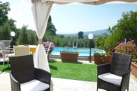 Al Meriggio, maison toscane avec piscine à Tregozzano : photo 35