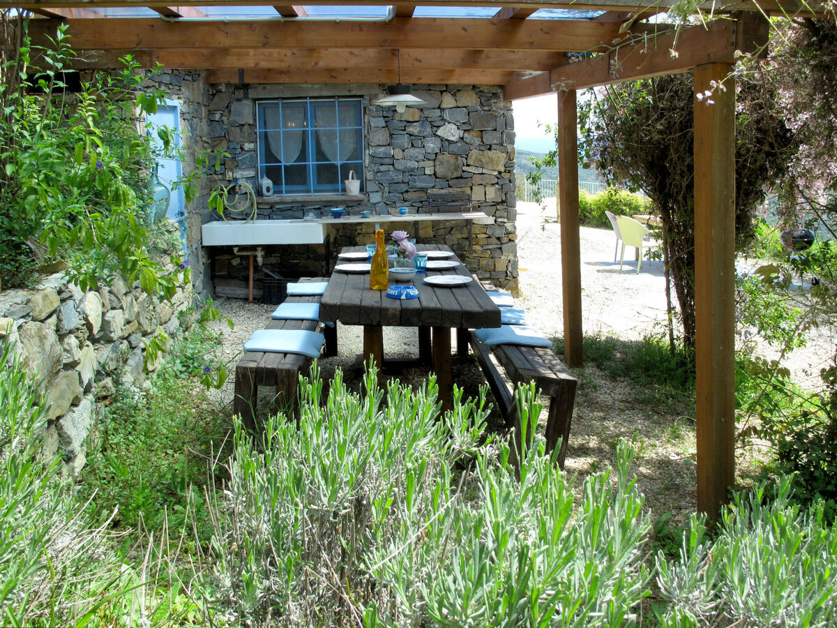 Maison Azzurra avec piscine et vue mer à Pietrabruna - Photo 18