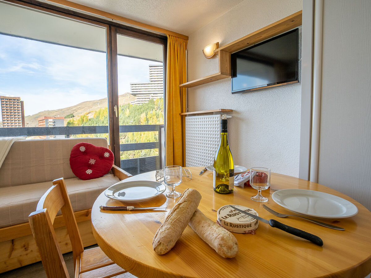 Studio 19 m² aux Ménuires, 8e étage, balcon vallée - Photo 6