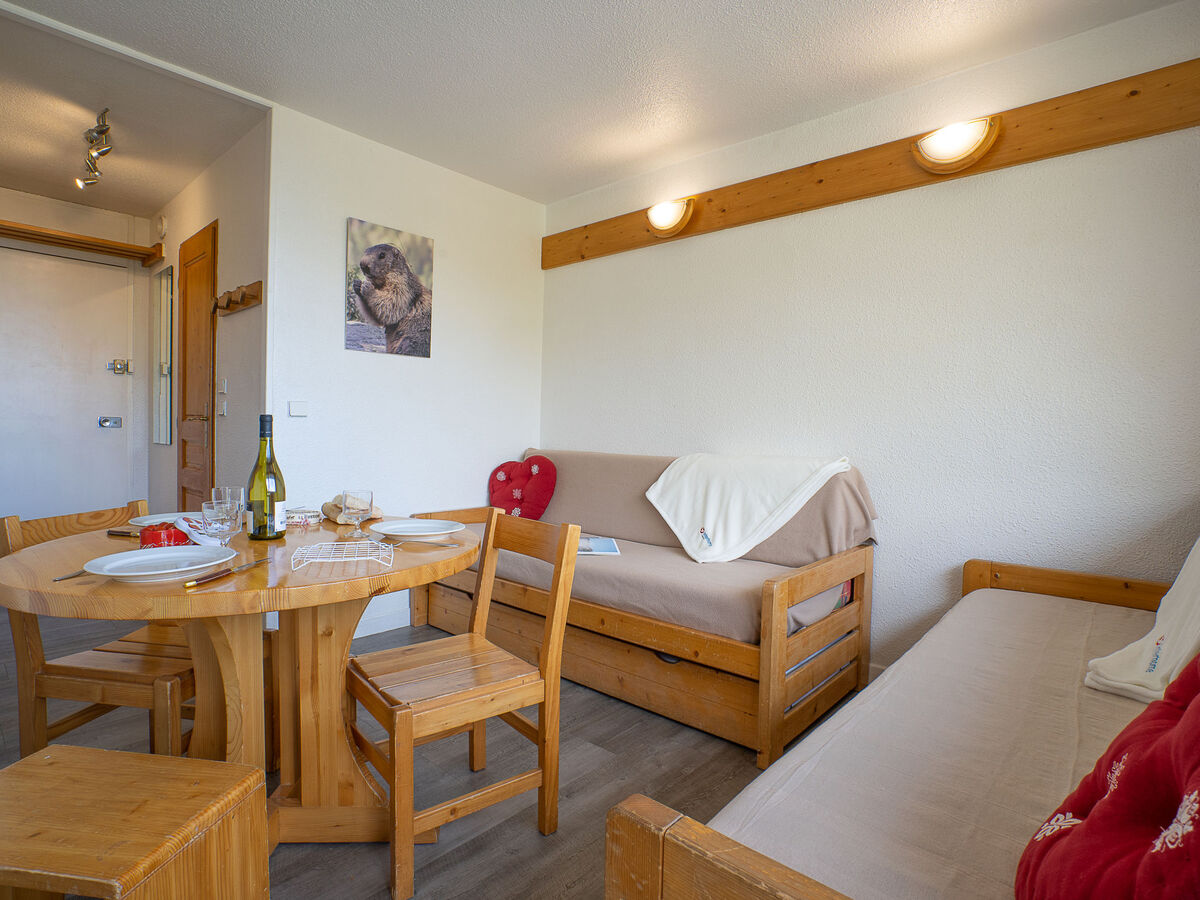 Studio 19 m² aux Ménuires, 8e étage, balcon vallée - Photo 8