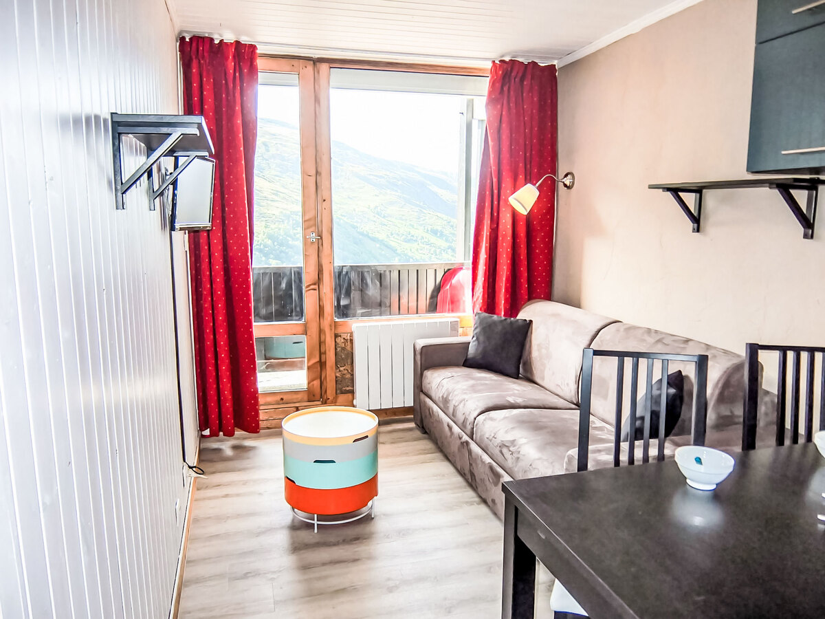Villaret 604 : studio rénové vue montagne aux Ménuires - Photo 6