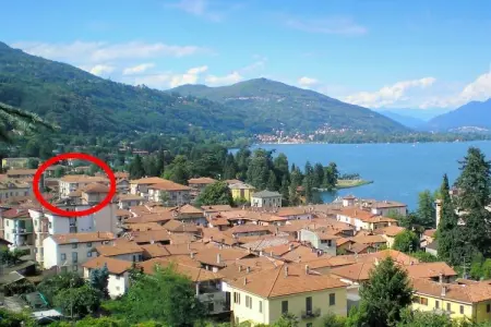 Location appartement à Meina, Appartement moderne à Meina près du lac