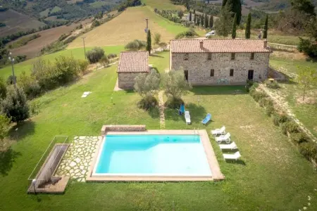 Podere Uliveto, villa 4 chambres avec piscine privée