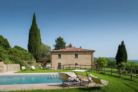 Location villa à Arezzo, Villa en Toscane avec Domaine Viticole