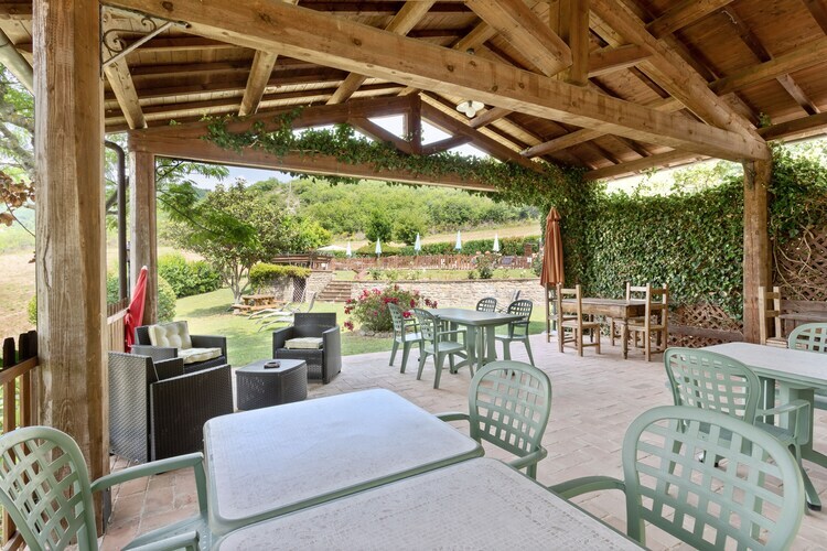 Maison Lucia à Assisi : agriturismo avec piscine et vue vallonnée - Photo 32