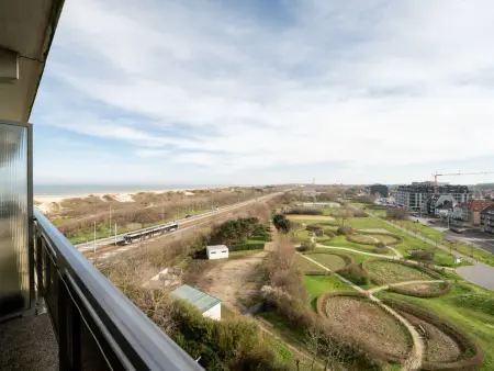Appartement Astrid 801 avec balcon et vue mer à Bredene : photo 3