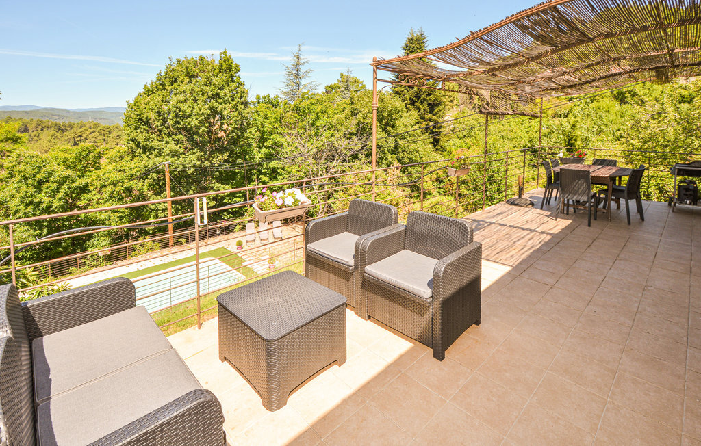 Villa moderne Cévennes, terrasse vue montagne et piscine - Photo 11