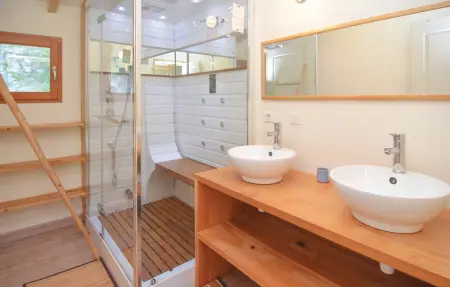 Maison bois Cévennes, piscine et vue montagne : photo 9