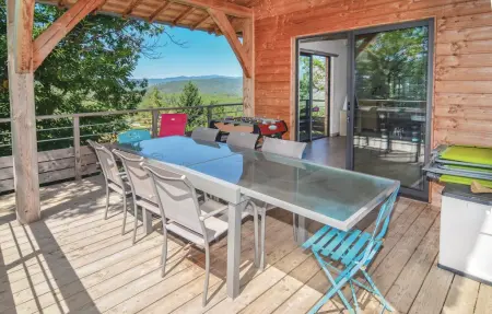 Maison bois Cévennes, piscine et vue montagne : photo 13