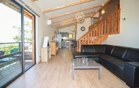 Maison bois Cévennes, piscine et vue montagne : photo 16