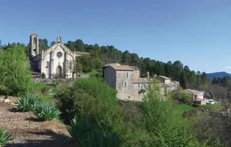 Maison bois Cévennes, piscine et vue montagne : photo 24