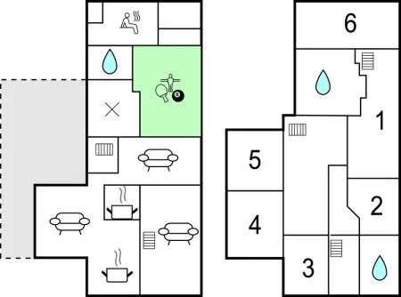 Hourlay – Ferme du 17ème siècle avec sauna, 17 pers. : photo 34