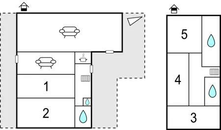 Maison 5 chambres avec piscine privée et 30 hectares de forêt : photo 40
