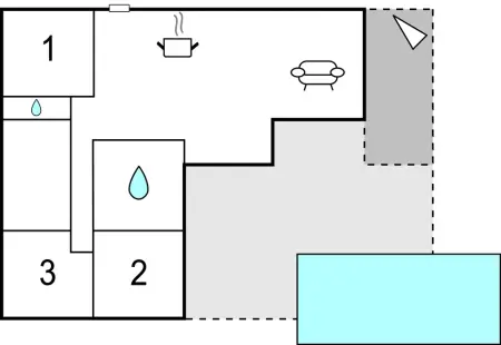 Maison 8 pers. vue montagne et piscine privée à St Nazaire : photo 34