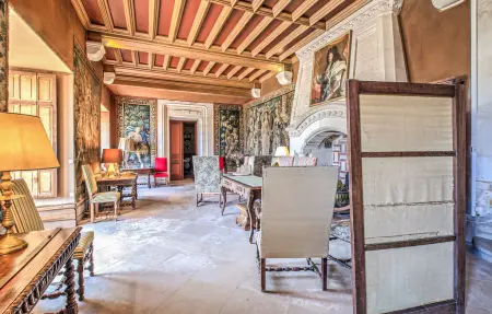 Château du XVe siècle, 12 personnes, piscine chauffée : photo 21