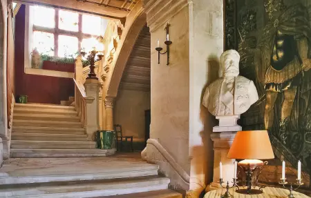 Château du XVe siècle, 12 personnes, piscine chauffée : photo 27