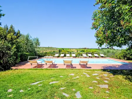 Gite Bulleri – Villa toscane du 16e s. vue Chianti, piscine : photo 2