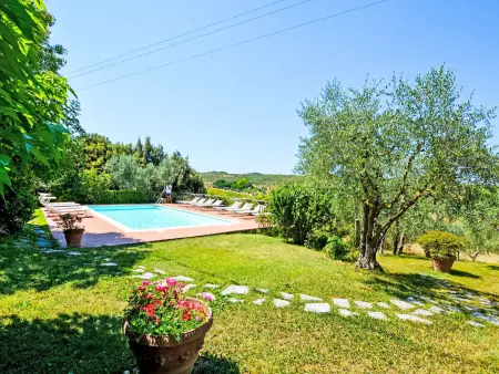 Gite Bulleri – Villa toscane du 16e s. vue Chianti, piscine : photo 28