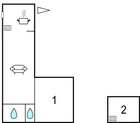 Appartement 4 pers. avec piscine chauffée à Saint-Crépin : photo 16