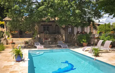 Maison 6 pers. avec piscine privée, vue Luberon : photo 12