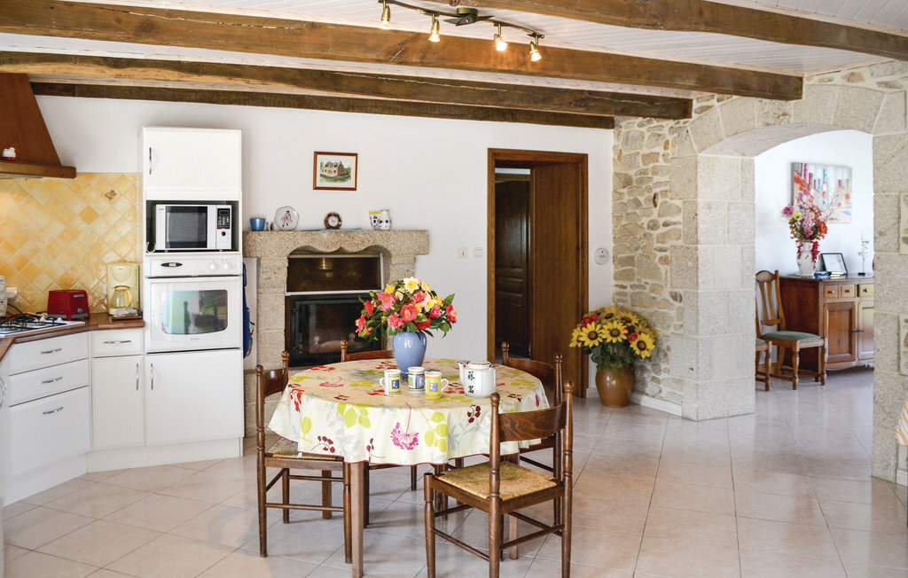 Maison en pierre 6 personnes avec grand jardin à Meslan - Photo 3