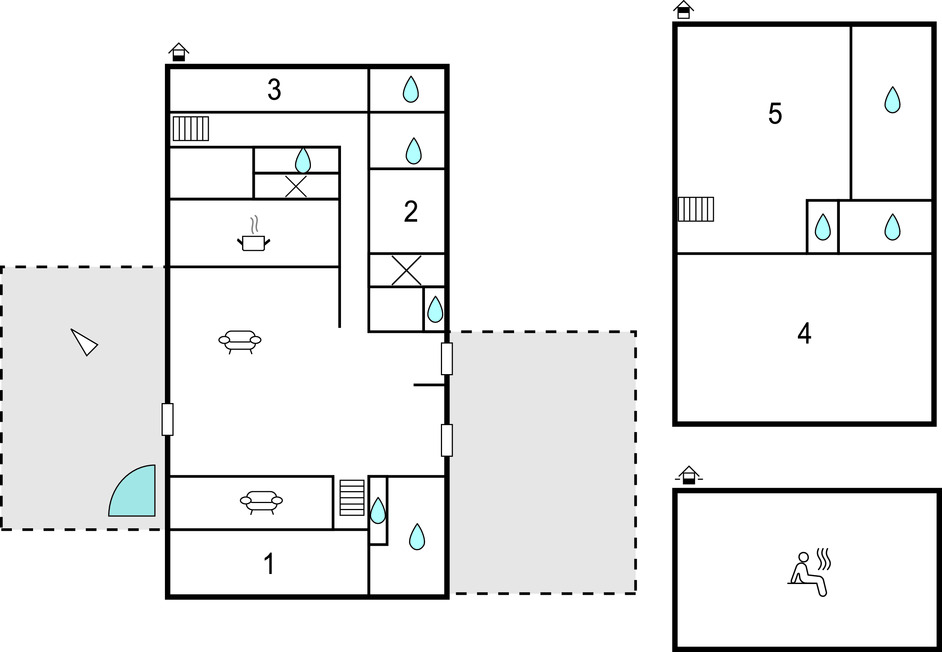 Maison 10 pers. sur l'Aber Benoît avec piscine chauffée - Photo 40