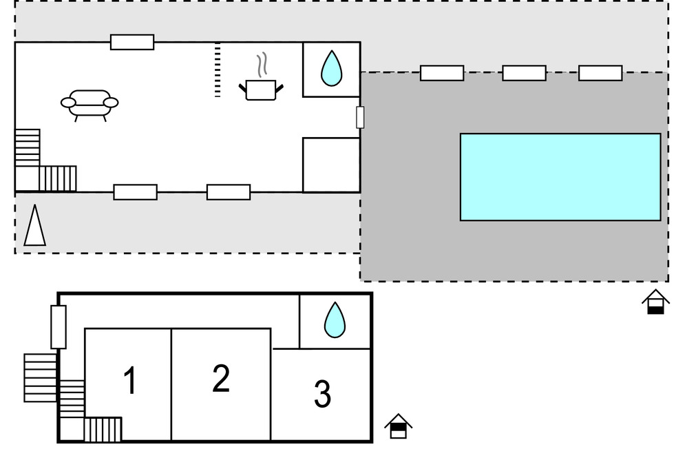 Grange rénovée avec piscine couverte à Elliant - Photo 18