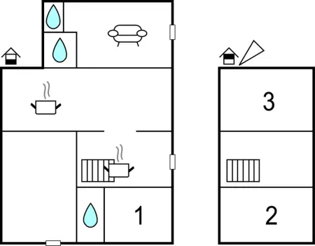 Maison 3 chambres avec piscine privée à Rioux : photo 23