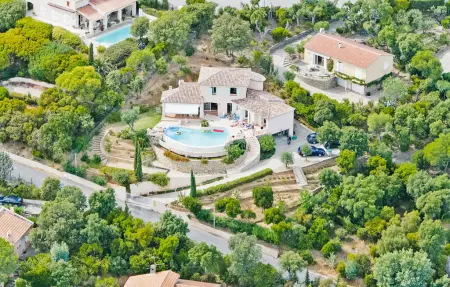 Mas Des Oliviers, villa 10 pers. vue mer à Cavalaire : photo 18
