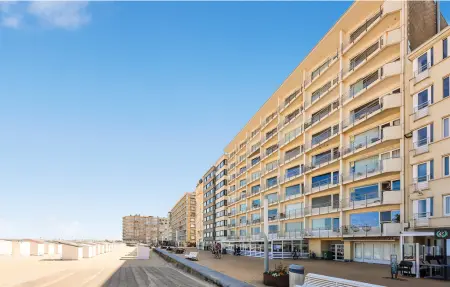 Appartement 3 chambres face à la mer, Ostende – vue sur plage : photo 2